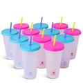 24-Piece Marble Color-Changing Cup Set